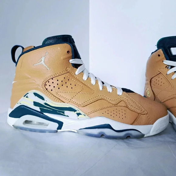 Jordan GS MVP Twine Geode Teal  Twine/Luminous Green/Sail Size 5Y (23.5cm) - Picture 4 of 8